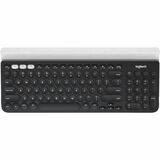 Logitech K780 Multi-Device Wireless Keyboard for Windows, Wireless 2.4GHz, Bluetooth, Smartphone and Tablet Cradle