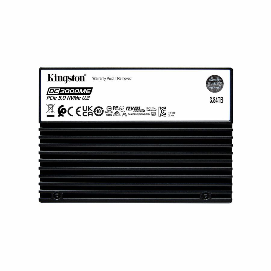 Kingston DC3000ME 3.84 TB Solid State Drive - 2.5" Internal - U.2 (PCI Express NVMe 5.0 x4)
