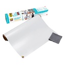 Post-it® Self-Stick Dry-Erase Film Surface - White Surface - 24" (2 ft) Width x 36" (3 ft) Length - White Film - Rectangle - Flexible, Stain Resistant, Self-stick - 1 / Pack