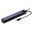 Sabrent 13-Port USB 2.0 Hub with Power Adapter