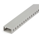 StarTech Cable Management Raceway with Cover 2"(50mm)W x 1"(25mm)H, 6.5ft(2m) length, 3/8"(8mm) Slots, Wall Wire Duct, UL Listed, TAA
