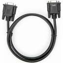Rocstor 3.2ft Black DB9 RS232 Serial Null Modem Cable F/F