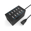 Sabrent 60 Watt (12 Amp) 10-Port Desktop USB Rapid Charger