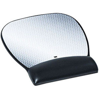 3M Gel Mouse Pad - 0.75" Height x 8.75" Width x 9.75" Depth - Black - Gel - 1