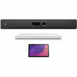 Webex Room Kit EQ - For Video Conferencing, Boardroom, Meeting Room, Presentation - CMOS - 1920 x 1080 Video (Live) - 3840 x 2160 Video (Content) - H.323, SIP, H.460.18/19, H.235v3, H.239 - Full HD - 4K UHD - 60 fps - H.263, H.264, H.265 - G.711, G.722, G.729, G.722.1, AAC-LD, Opus - 5 x Network (RJ-45) - 3 x HDMI In - 3 x HDMI Out - Audio Line In - Audio Line Out - USB - Gigabit Ethernet - Wireless LAN - Internal Speaker(s) - Internal Microphone(s) - Wall Mountable, Rack-mountable