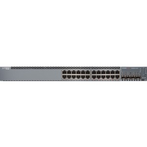 Juniper EX2300 Ethernet Switch - 24 Ports - Manageable - Gigabit Ethernet, 10 Gigabit Ethernet - 10/100/1000Base-T, 10GBase-X - 4 Layer Supported - Modular - Twisted Pair, Optical Fiber - 1U - Rack-mountable, Wall Mountable, Desktop - Lifetime Limited Warranty - TAA Compliant