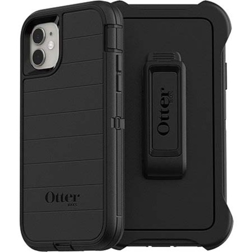 OtterBox Defender Series Pro Rugged Carrying Case (Holster) Apple iPhone 11, iPhone XR Smartphone - Black