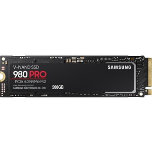 [11SamSSD980P500M2N4] Samsung 980 PRO MZ-V8P500B/AM 500 GB Solid State Drive - M.2 2280 Internal - PCI Express NVMe (PCI Express NVMe 4.0 x4)