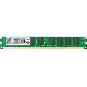 Transcend 4GB DDR3L SDRAM Memory Module - 4 GB - DDR3-1600/PC3L-12800 DDR3L SDRAM - 1600 MHz - CL11 - 1.35 V - ECC - Unbuffered - 240-pin - DIMM