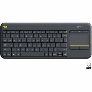 [12LogK400-BLK] Logitech K400 Plus Touchpad Wireless Keyboard