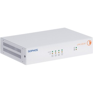 Sophos UTM 110 Network Security/Firewall Appliance - 4 Port - 10/100/1000Base-T - Gigabit Ethernet - 4 x RJ-45 - Desktop, Rack-mountable, Wall Mountable
