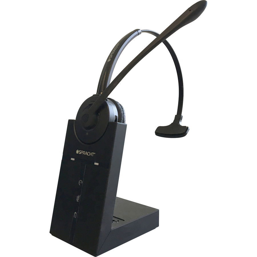 Spracht ZUM Maestro DECT Headset - Mono - Wireless - DECT 6.0 - 350 ft - 32 Ohm - 300 Hz to 3.40 kHz - Over-the-head - Monaural - Supra-aural - Noise Canceling
