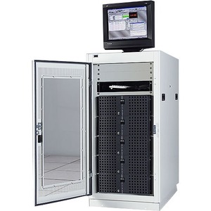 Eaton Rack Cabinet - 30U Rack Height - Floor Standing - Black - Steel - 2200 lb Maximum Weight Capacity