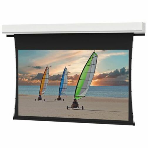 Da-Lite Tensioned Advantage Series Projection Screen - Ceiling-Recessed with Plenum-Rated Case and Trim - 133in Screen