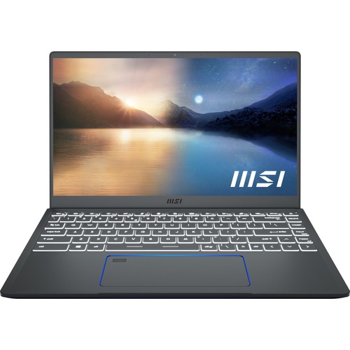 MSI Prestige Intel® Core™ i5 i5-1240P Laptop 35.6 cm (14") Full HD 16 GB LPDDR4x-SDRAM 512 GB SSD NVIDIA® GeForce® GTX 1650 Wi-Fi 6E (802.11ax) Windows 11 Pro Grey