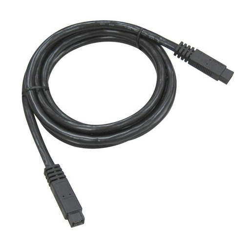 A black USB cable is coiled in a loop, displaying a USB-A male connector on one end and a Micro-B male connector on the other, against a white background.