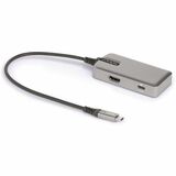 StarTech.com USB C Multiport Adapter, 4K 60Hz HDMI 2.0, 100W PD Pass-through, USB Hub, USB Type-C Mini Docking Station, 10" (25cm) Cable