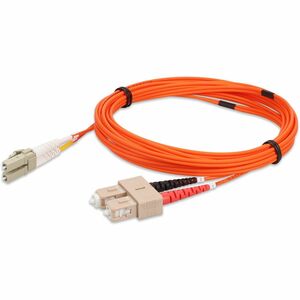 AddOn 3m SC to LC Orange OM1 Duplex LSZH MMF Fiber Patch Cable