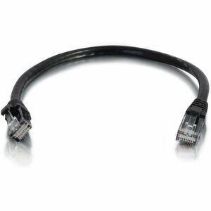 Quiktron 9Ft Q-Series Cat6A Snagless (UTP) Ethernet Network Patch Cable, CM Rated - Black