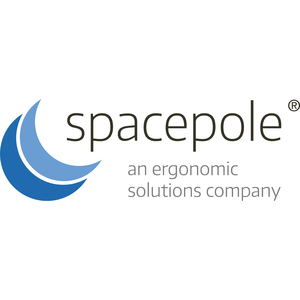 SpacePole Mounting Plate for Payment Terminal - Black