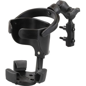 RAM Mounts Level Cup Vehicle Mount - 2 lb Load Capacity - Marine-grade Aluminum, High Strength Composite