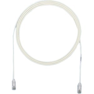 Panduit Cat.6 UTP Patch Network Cable - 14 ft Category 6 Network Cable for Network Device - First End: 1 x RJ-45 Network - Male - Second End: 1 x RJ-45 Network - Male - Patch Cable - Off White - 1