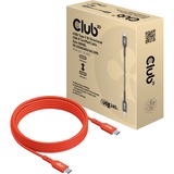 Club 3D USB-C Data Transfer Cable - 6.56 ft USB-C Data Transfer Cable for Notebook, Tablet, Smartphone, Peripheral Device, Charger - First End: 1 x USB 2.0 Type C - Male - Second End: 1 x USB 2.0 Type C - Male - 480 Mbit/s