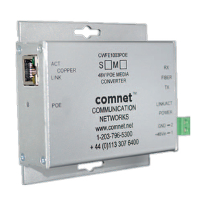ComNet CWFE1003POEMHO-M Ethernet 2 Port Media Converter