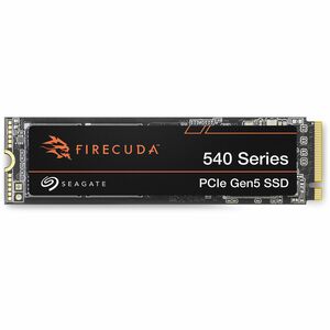 Seagate FireCuda 540 1 TB Solid State Drive - M.2 2280 Internal - PCI Express NVMe (PCI Express NVMe 5.0 x4) - Desktop PC Device Supported - 1000 TB TBW - 9500 MB/s Maximum Read Transfer Rate - Retail - 10 Pack