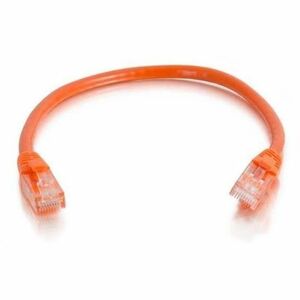 Quiktron Q-Series Patch Cords, CAT6, booted, Orange, 9 FT