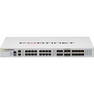 Fortinet FortiGate FG-401F Network Security/Firewall Appliance - 18 Port - 10/100/1000Base-T, 10GBase-X, 1000Base-X - Gigabit Ethernet - 12 Gbit/s Firewall Throughput - AES (256-bit), SHA-256 - 50000 VPN - 18 x RJ-45 - 16 Total Expansion Slots - 50 Hz, 60 Hz - 1U - Rack-mountable