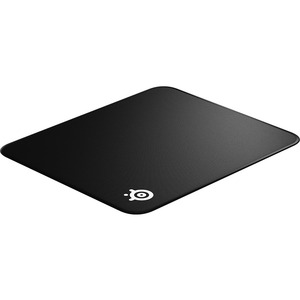 SteelSeries Cloth Gaming Mouse Pad - 0.08" Height x 17.72" Width x 15.75" Depth - Black Monochrome - Rubber - Anti-slip, Anti-fray, Peel Resistant