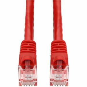 AddOn 33ft Red CAT 5E PVC Ethernet Cable Snagless Bubble Boot RJ-45 M/M