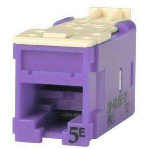 Ortronics Clarity High Density Jack (HDJ) CAT5E, T568A/B, Purple