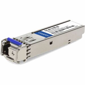 AddOn Cisco&reg; GLC-BX-U-40 Compatible TAA 1000Base-BX SFP Transceiver (SMF, 1310nmTx/1550nmRx, 40km, LC, DOM) - For Data Networking, Optical Network - 1 x LC 1000Base-BX Network - Optical Fiber - Single-mode - Gigabit Ethernet - 1000Base-BX - Hot-swappable - 1 - TAA Compliant