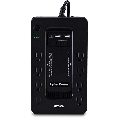 [32Cyber625VA] CyberPower uninterruptible power supply (UPS) Standby (Offline) 0.625 kVA 360 W 8 AC outlet(s)