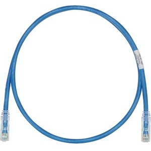 Panduit Cat.6 UTP Patch Network Cable - 105 ft Category 6 Network Cable for Network Device - First End: 1 x RJ-45 Network - Male - Second End: 1 x RJ-45 Network - Male - Patch Cable - Gold Plated Contact - 28 AWG - Blue