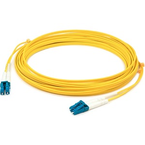AddOn 98m LC to LC Yellow OS2 Duplex OFNR (Riser-Rated) SMF Fiber Patch Cable