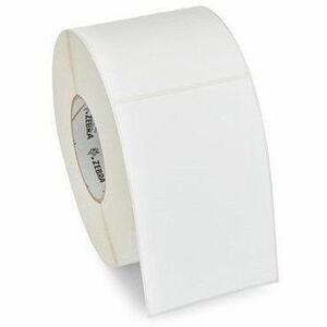 Zebra Z-Essentials 540T - x 4" Width x 6" Length - Roll - Permanent Acrylic Adhesive - Thermal Transfer - Paper - Coated Paper - 1350 / Roll - 5400 Total Label(s) - 4 / Carton