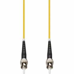 AddOn 1m ST to ST Yellow OS2 Simplex OFNP (Plenum-Rated) SMF Fiber Patch Cable