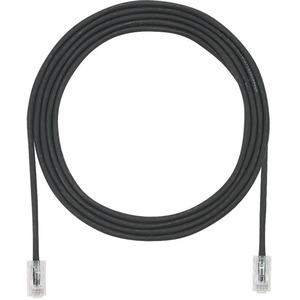 Panduit Cat.6a F/UTP Patch Network Cable - 6" Category 6a Network Cable for Network Device - First End: 1 x RJ-45 Network - Male - Second End: 1 x RJ-45 Network - Male - Patch Cable - 28 AWG - Black - 1