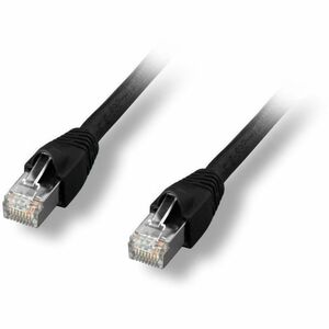 Comprehensive CAT6A Shielded Patch Cable Black 7ft
