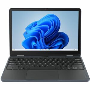 Lenovo 300w Gen 5 83LF0004US 11.6" Touchscreen Convertible 2 in 1 Notebook - HD - Intel N-Series N150 - 4 GB - 128 GB SSD - English Keyboard - Slate Gray