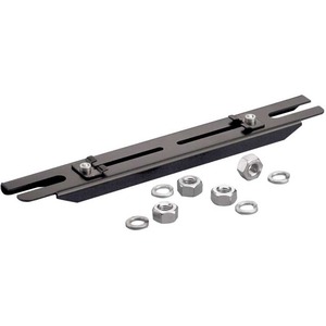 Panduit QuikLock Mounting Bracket for Cable Routing System - Black - Steel - 1 Each
