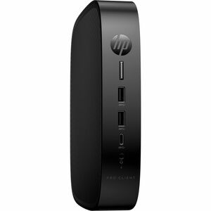 HP Pro t550 Thin Client Celeron J6412 Quad-core (4 Core) 2 GHz - TAA Compliant - Intel Chip - 8 GB RAM DDR4 SDRAM - DDR4-3200/PC4-25600 - 256 GB SSD UHD Graphics - Gigabit Ethernet - Windows 11 IoT Enterprise LTSC 2024 - IEEE 802.11ax - Bluetooth 5.3 - DisplayPort - Network (RJ-45) - 7 Total USB Port(s) - 2 USB 2.0 Port(s) - USB Type-C - 45 W