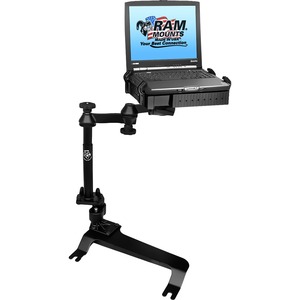 RAM Mounts No-Drill Vehicle Mount for Notebook, GPS - 17" Screen Support - Powder Coated Steel