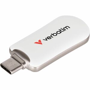 Verbatim 64GB Plectra USB-C Flash Drive - White