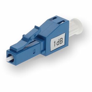 AddOn 1dB fixed LC Male to LC Female OS1 SMF Simplex Fiber Attenuator