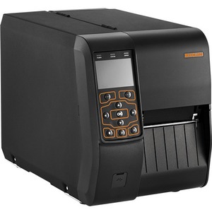 Bixolon XT5-43 Desktop Thermal Transfer Printer - Monochrome - Label Print - Gigabit Ethernet - USB - USB Host - Serial - US - Black - Real Time Clock - Peel Facility - 98.43" Print Length x 4.16" Print Width - 10 in/s Mono - 300 dpi - 4.49" Label Width - SLCS, BPL-Z, BPL-E, BPL-D Emulation - For Android, PC, iOS