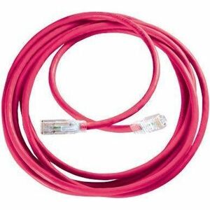 Ortronics Clarity Cat5E Modular Patch Cord, 3 Ft, Red